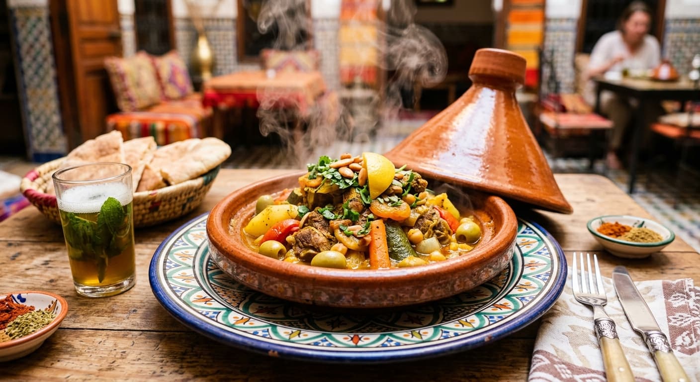 الطاجين المغربي: سرّ الطبخ البطيء الذي يحكي قصة المطبخ المغربي